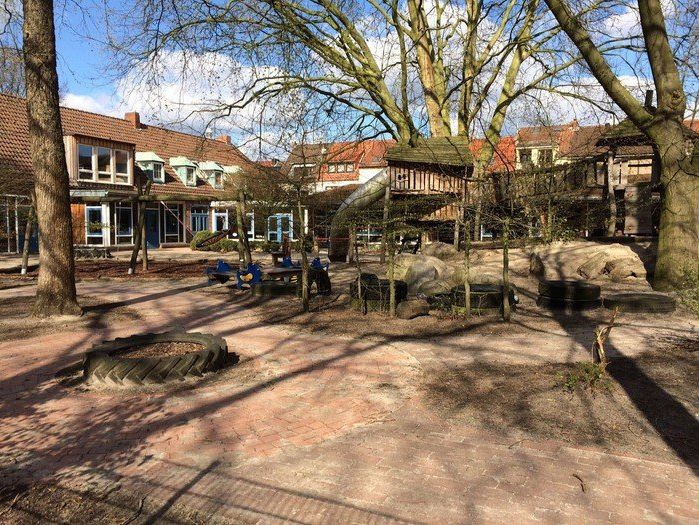 Das Spielgelände der Kita 