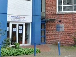 Eingang des Begegnungszentrum im Turm